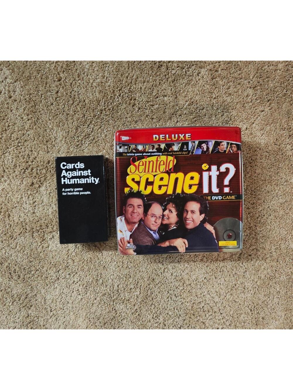 Cards Against Humanity Game + Scene-it Seinfeld Deluxe